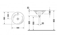 LAVABO para MUEBLE STARCK DURAVIT